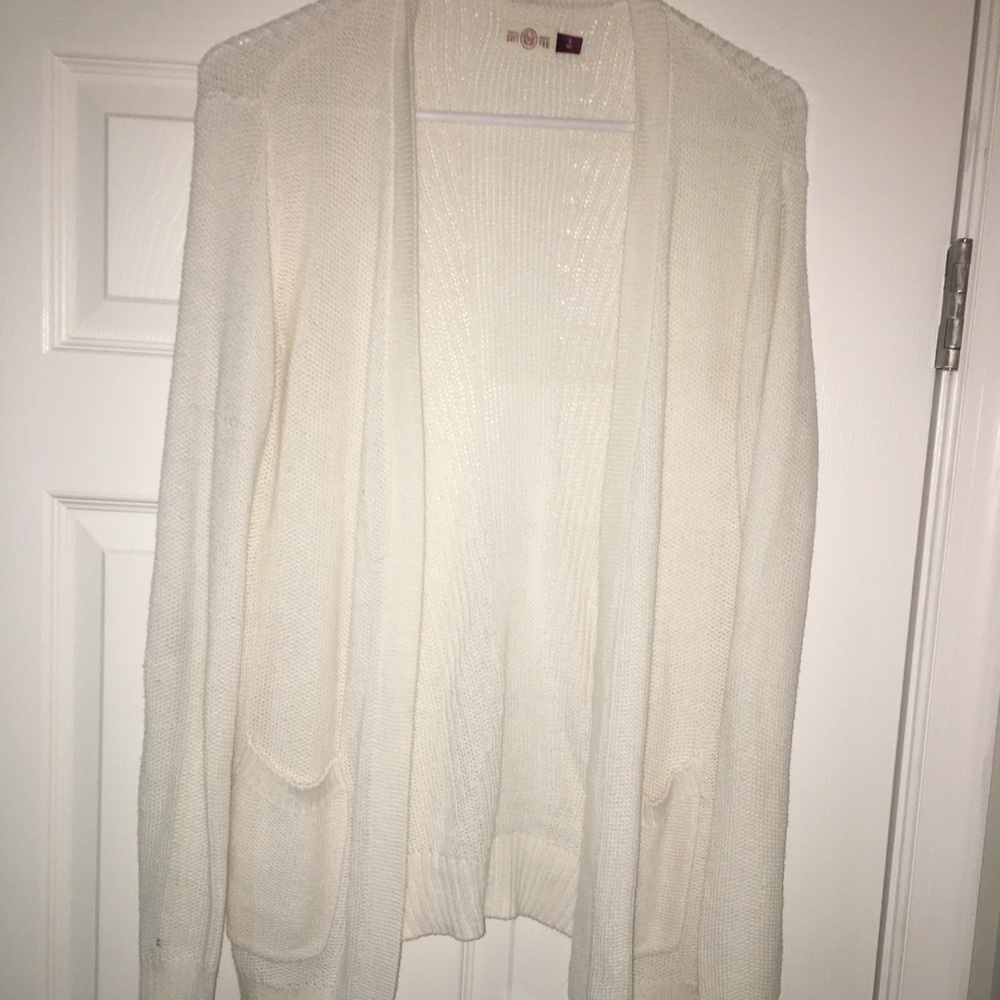 White Cardigan